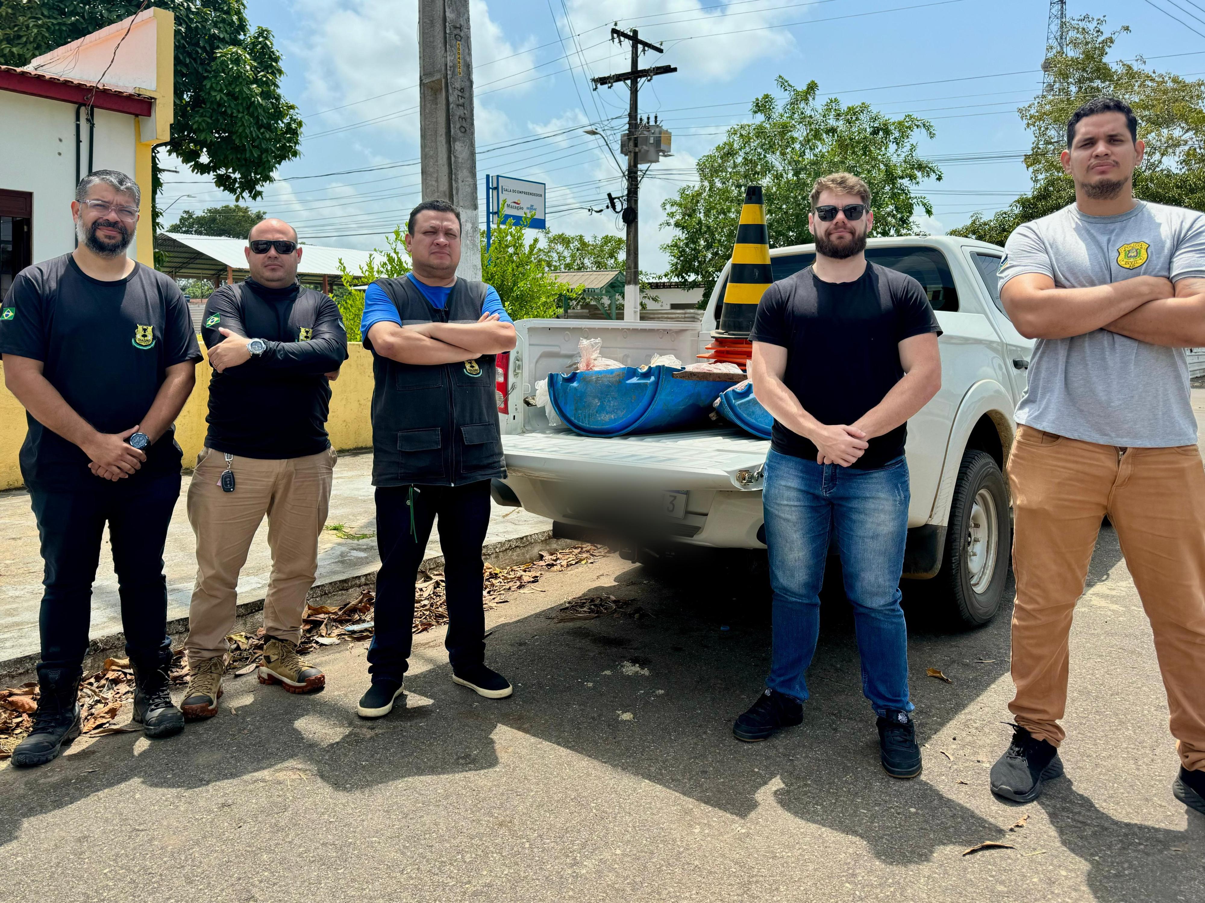 POLÍCIA CIVIL PARTICIPA DE AÇÃO DE FISCALIZAÇÃO DA DIAGRO QUE RESULTA NA PRISÃO DE INDIVÍDUO QUE TRANSPORTAVA CARNE BOVINA DE FORMA IRREGULAR E SEM A DOCUMENTAÇÃO FISCAL